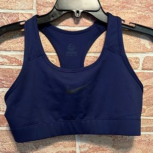 Navy Nike Drifit sports bra size medium